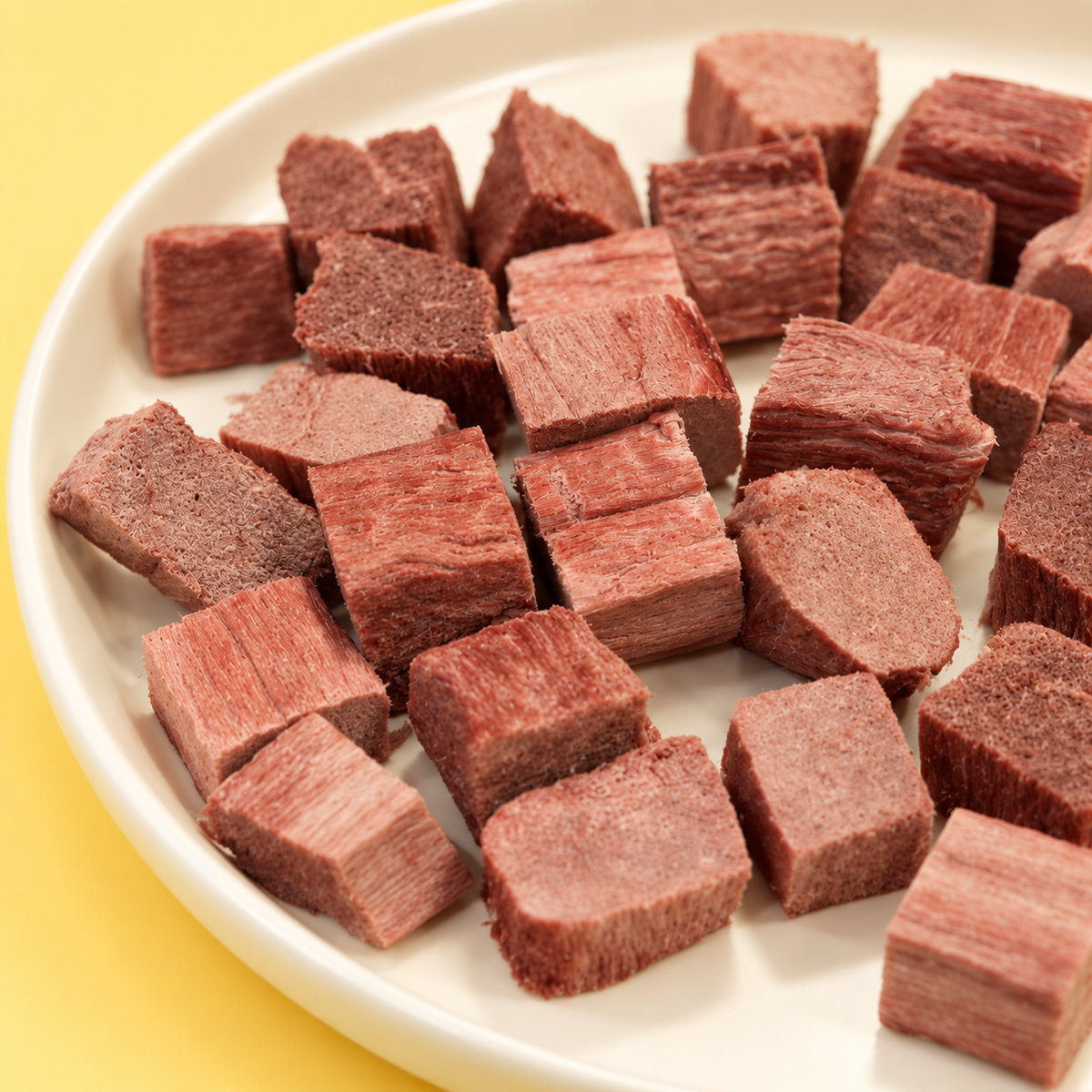 Bite-Size Freeze-Dried Beef Steak Training Treats for dogs and cats | Clumsy Chef
