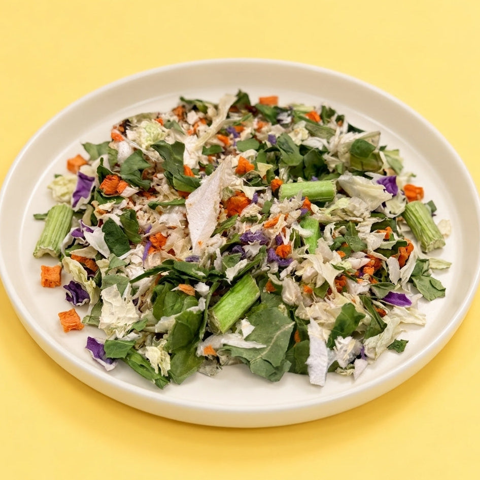 Freeze-Dried Mixed Vegetables — Dogs also eat the rainbow | Clumsy Chef